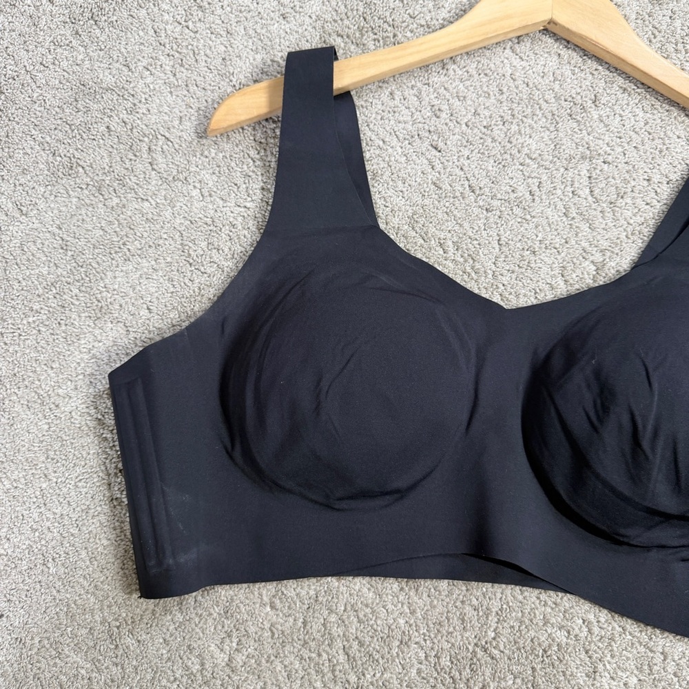 Honeylove Women’s V-Neck Bra Wireless in Black 3X - Picture 4 of 13
